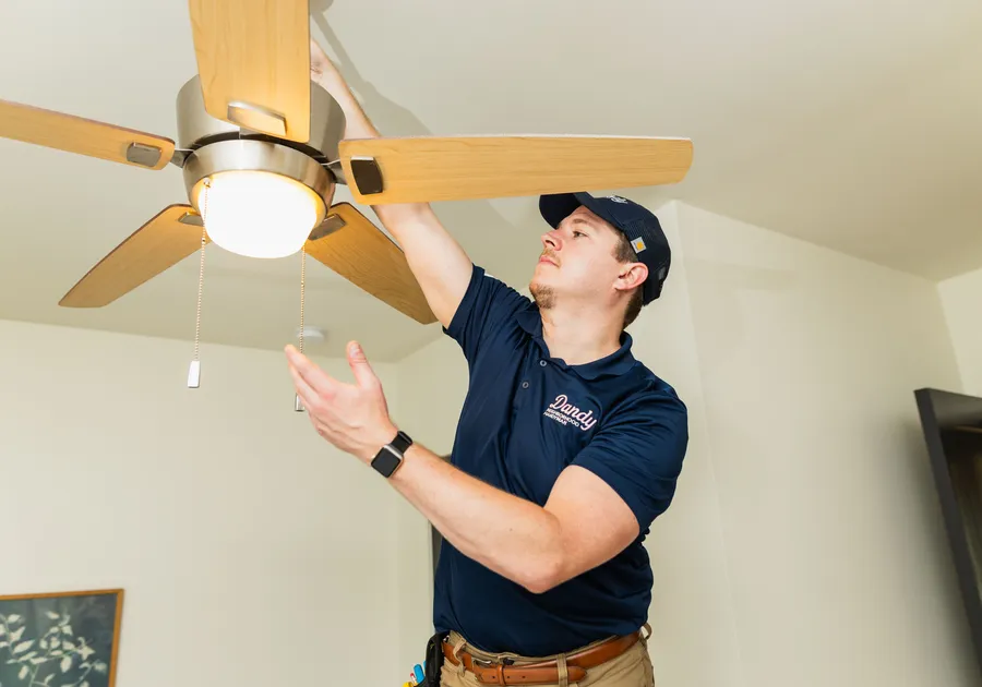 Installing a ceiling fan